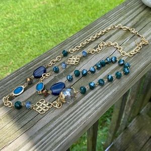 Willabee & Ward Venice necklace long beaded gold chain